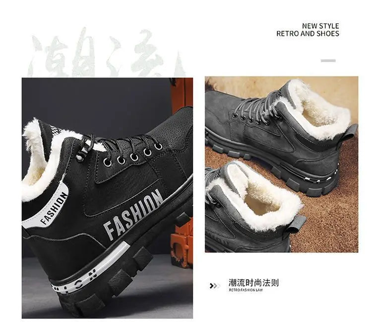 Women Anti Slip Waterproof Work Boots