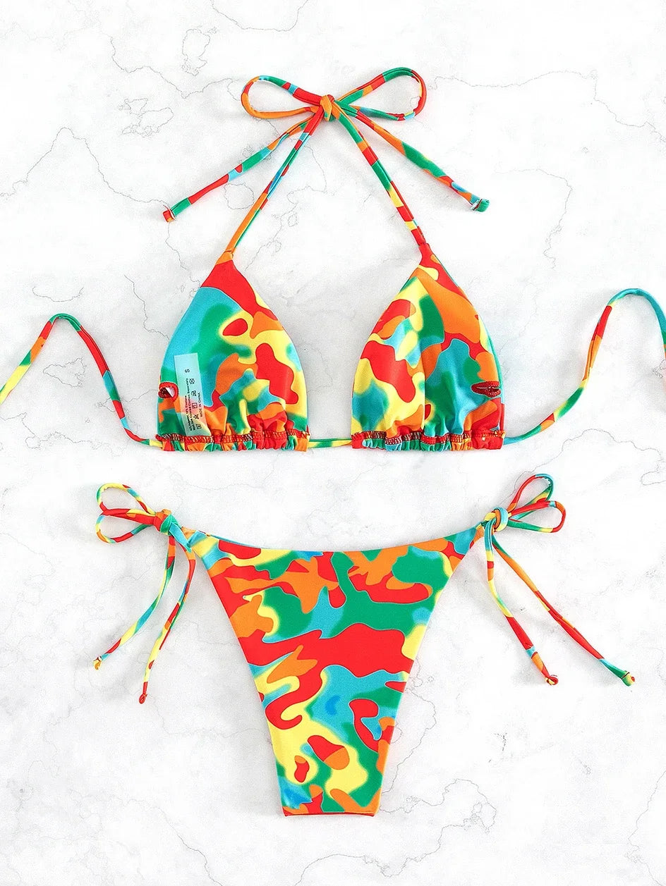 Tie Dye Micro Bikini