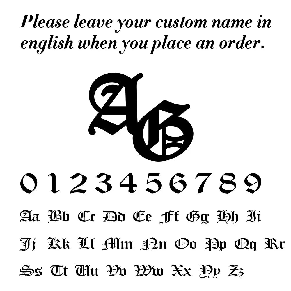 Skyrim Custom Initials Brooch Stainless