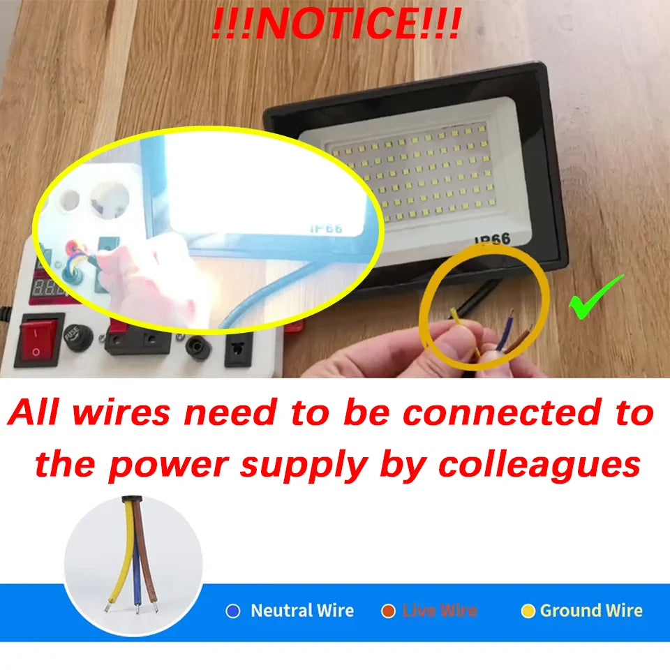 Waterproof LED Outdoor Spotlight