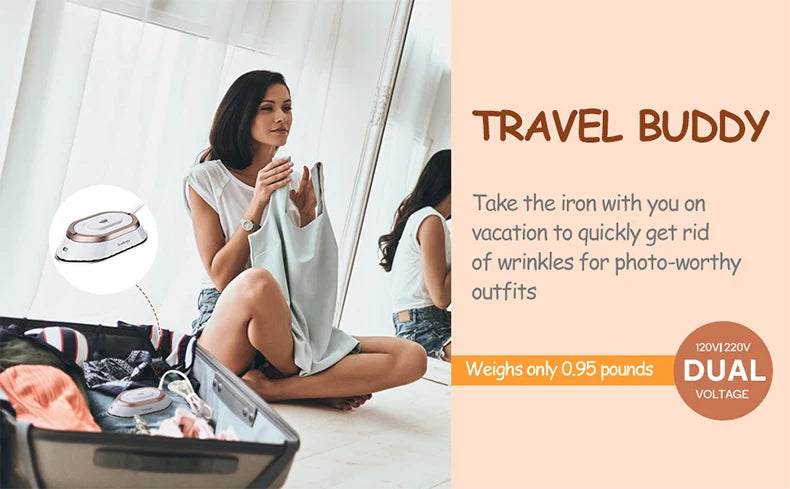 Mini Portable Travel Clothes Iron