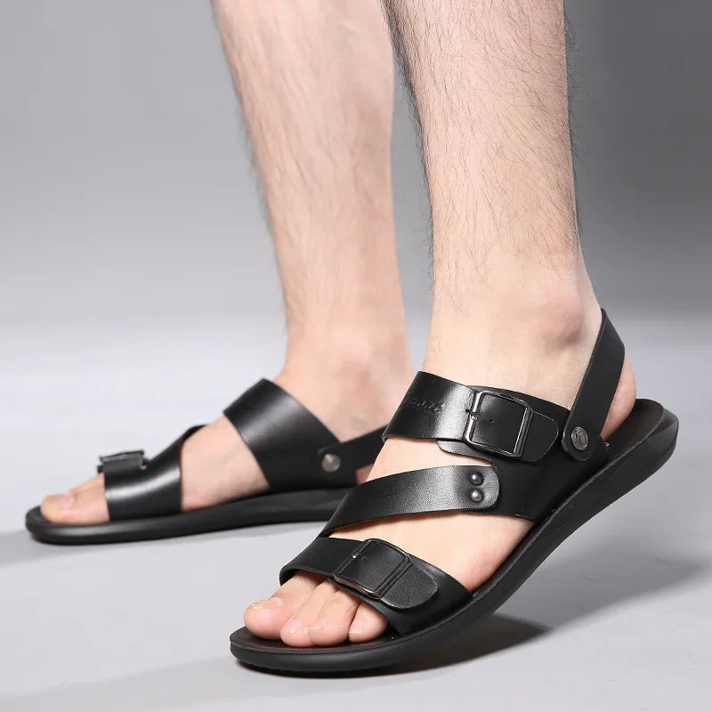 Men Soft Sole Leather Sandals