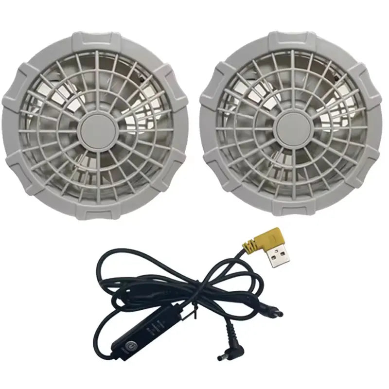 Men Cooling Fan USB Cotton Jacket