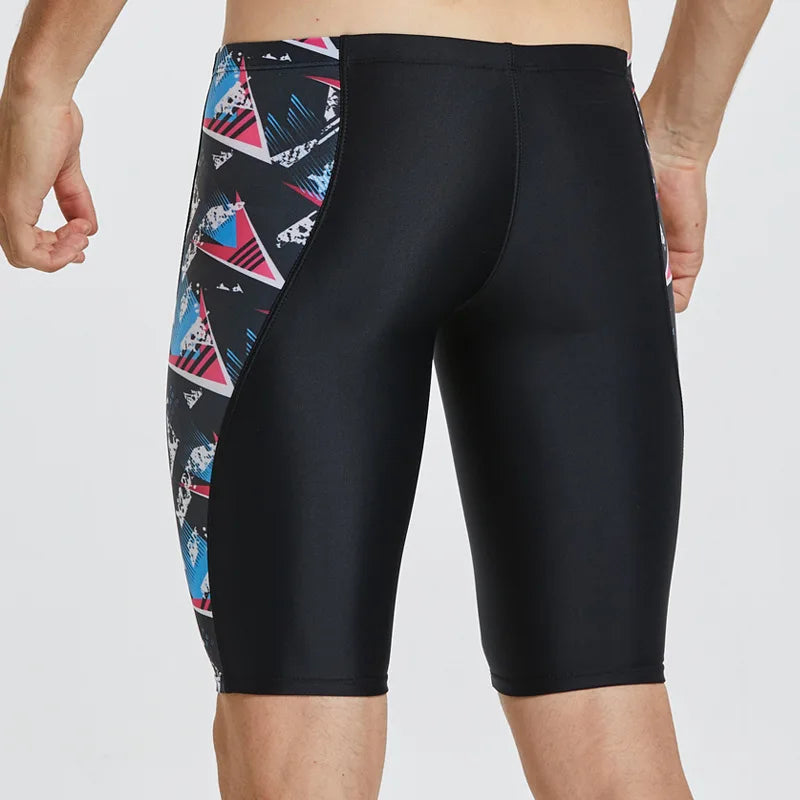 ملابس سباحة رجالية تنافسية بمقاسات كبيرة