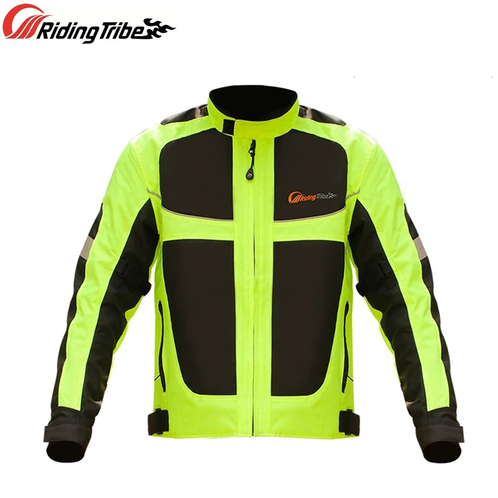 Men Motorcycle Protective Riding Jacket