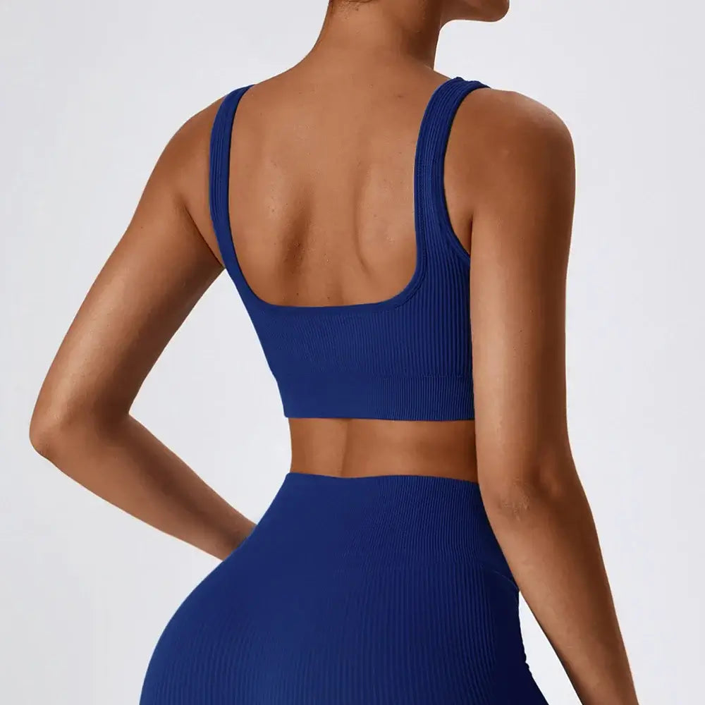 حمالة صدر يوغا مبطنة بدون درزات للنساء