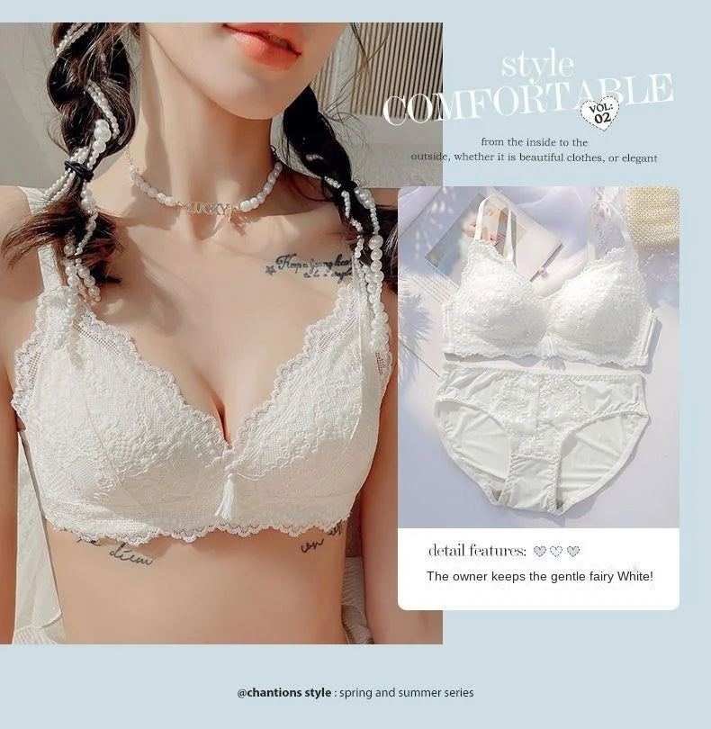 Women Ultra Thin Bra Set