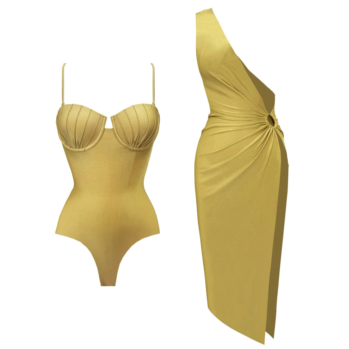 Cut-Out Push-Up Swimsuit