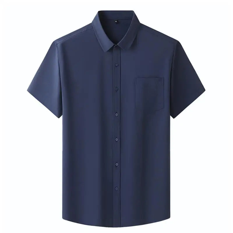 Men Plus Size Work Shirt
