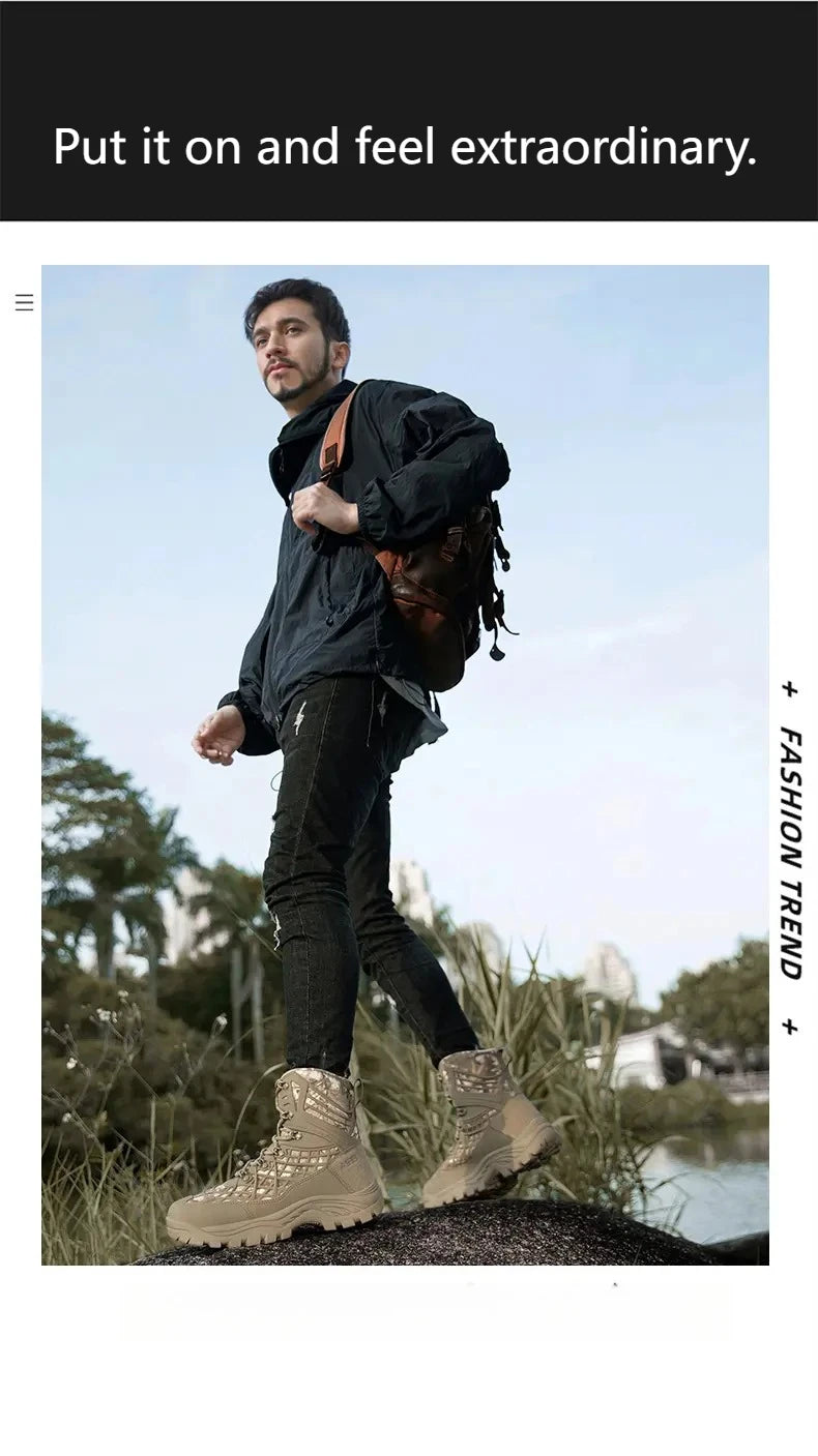 Men’s High-Top Street Style Boots