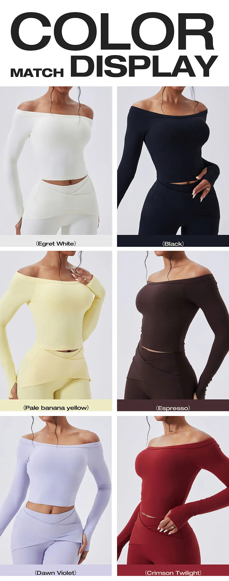 Women's Long Sleeve Workout Top