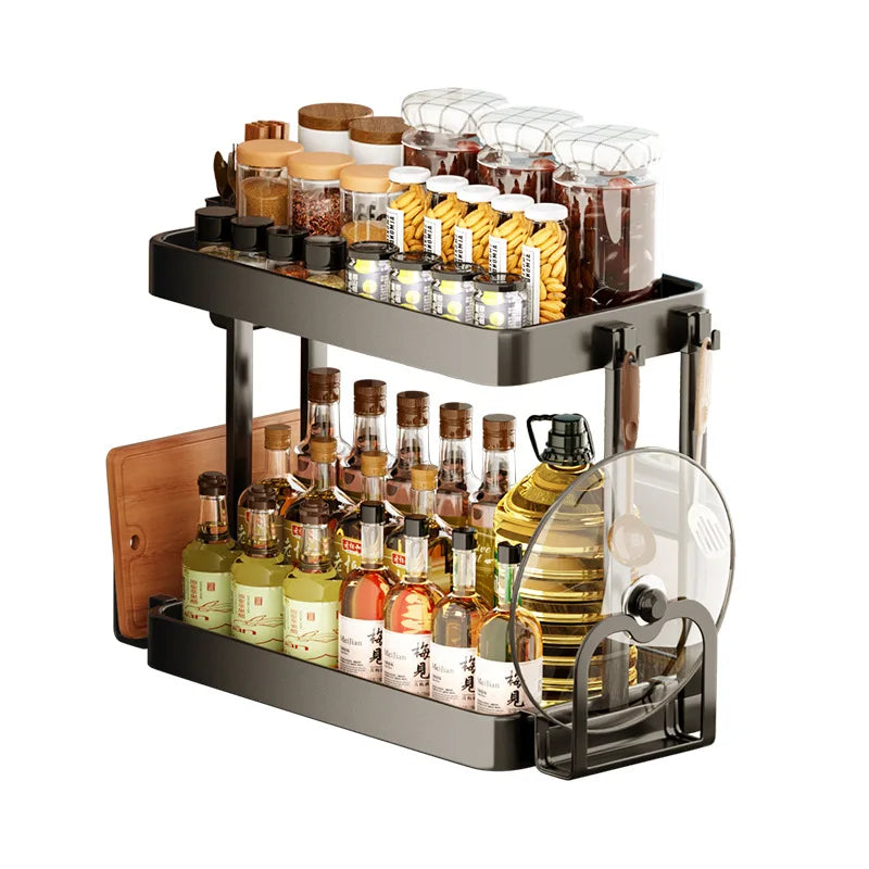 Multi-Purpose Kitchen Spice Organizer Rack