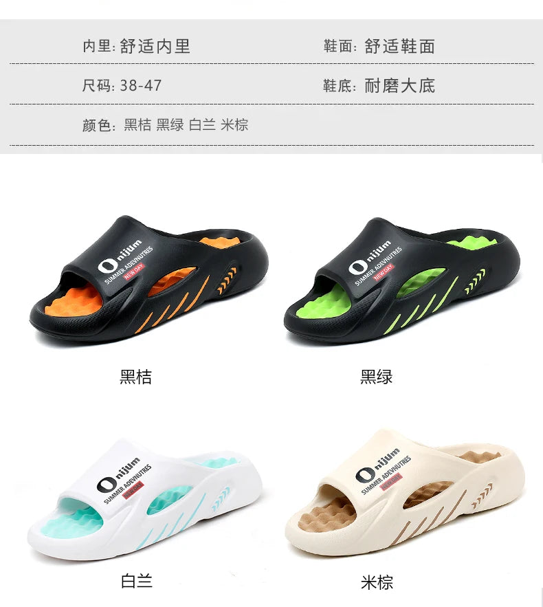 Men Massage Slippers Comfortable EVA Sandals