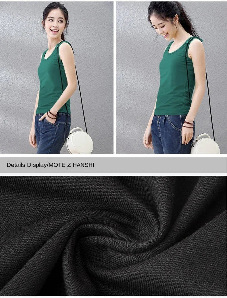 تانك توب نسائي من القطن