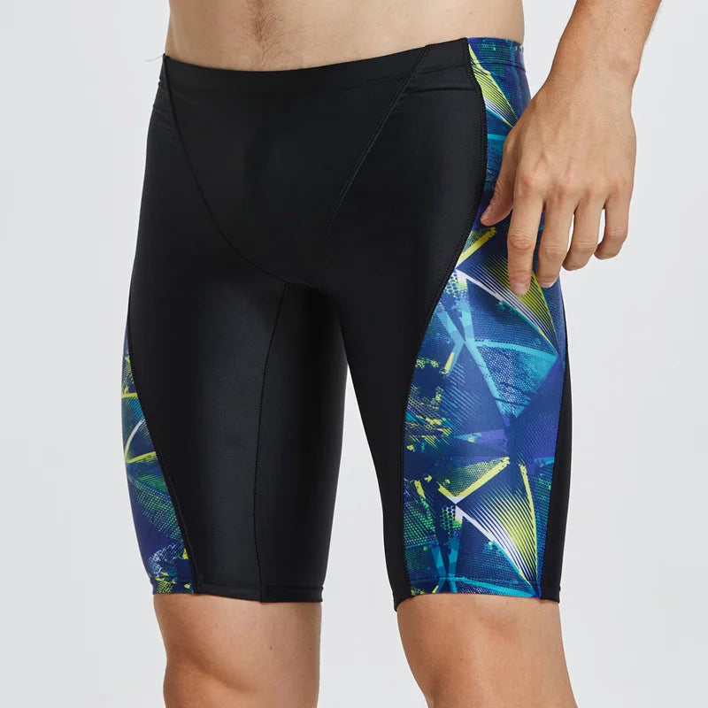 ملابس سباحة رجالية تنافسية بمقاسات كبيرة