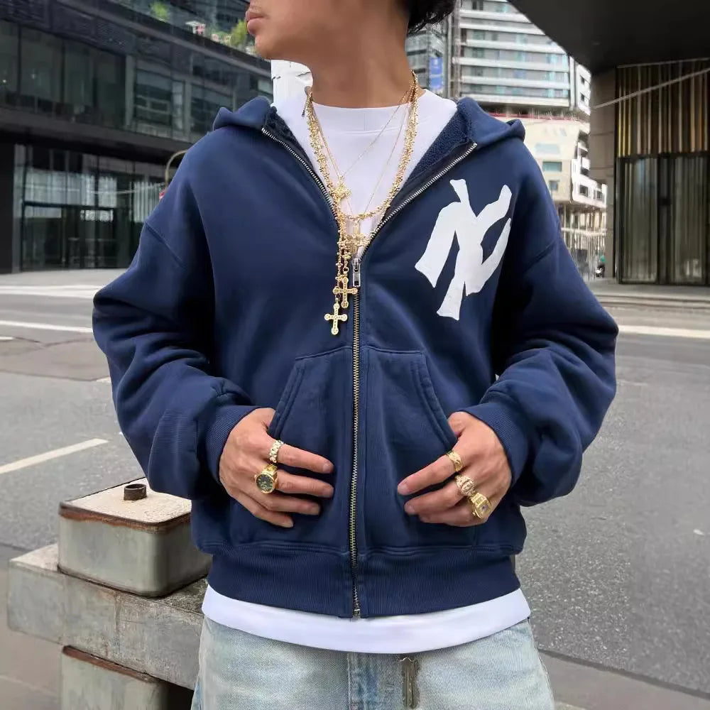 Women's Y2K Retro Letter Hoodie