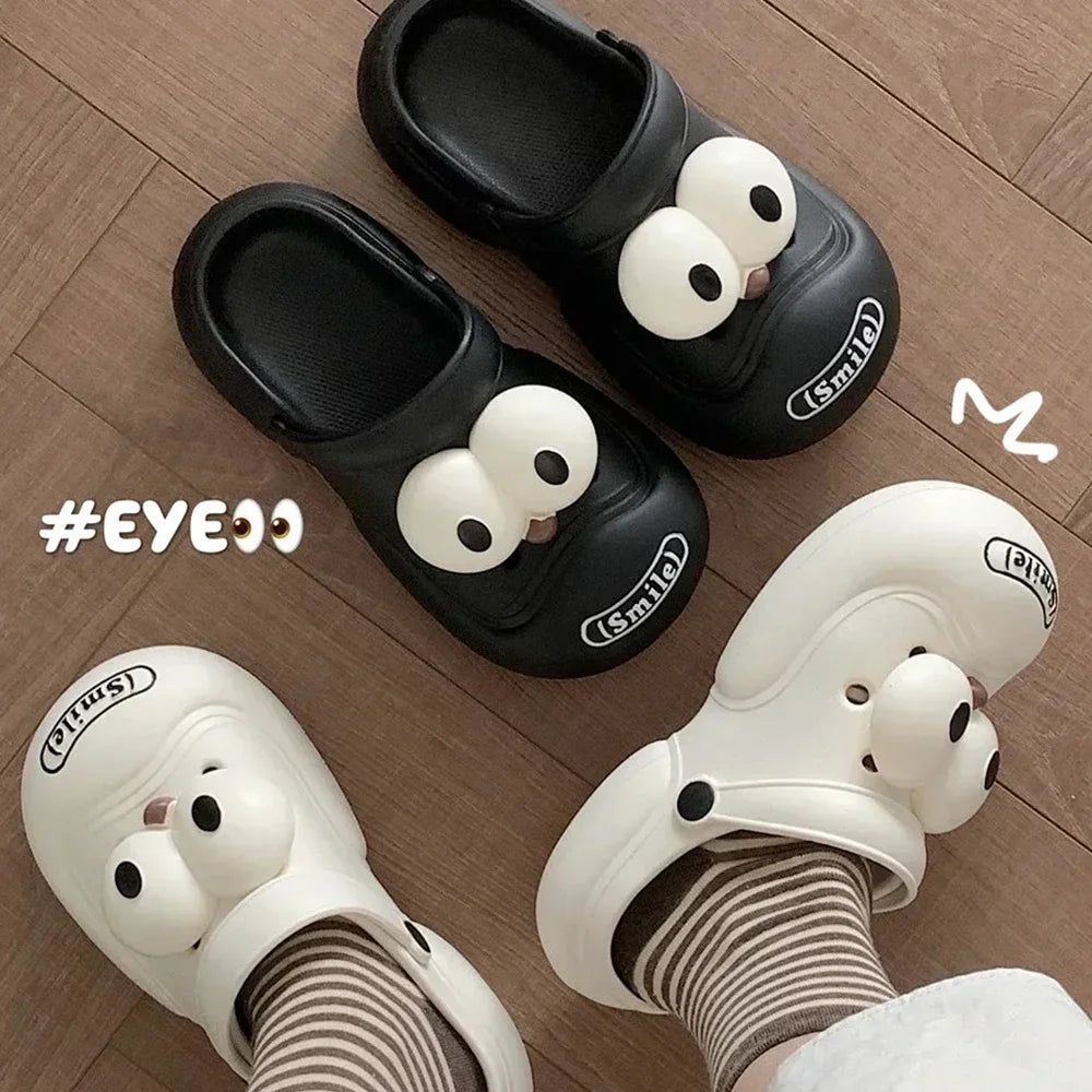 Women Funny Eye Shoe Charms Cute Accessories