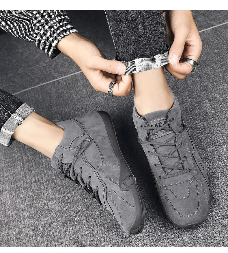 أحذية الكاحل غير القابلة للانزلاق للرجال