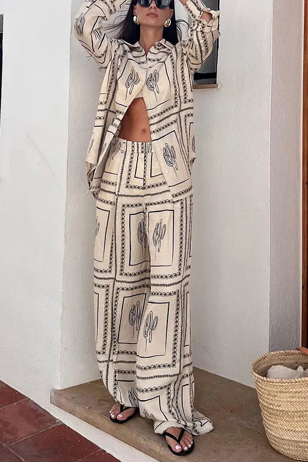 Women's Printed 2 Piece Set