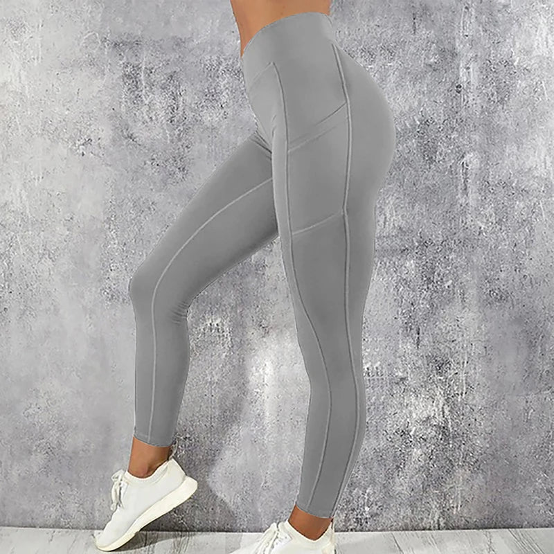 Women Pocketed Gym Yoga Leggings