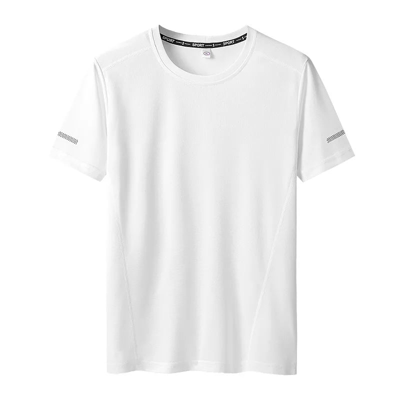 Men Plus Size Quick Dry T-Shirt 6XL-9XL