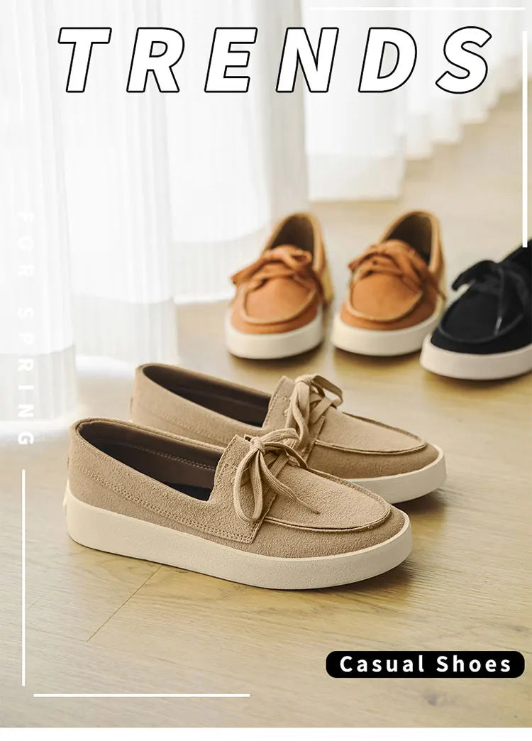 Men Suede Lightweight Driving Loafers