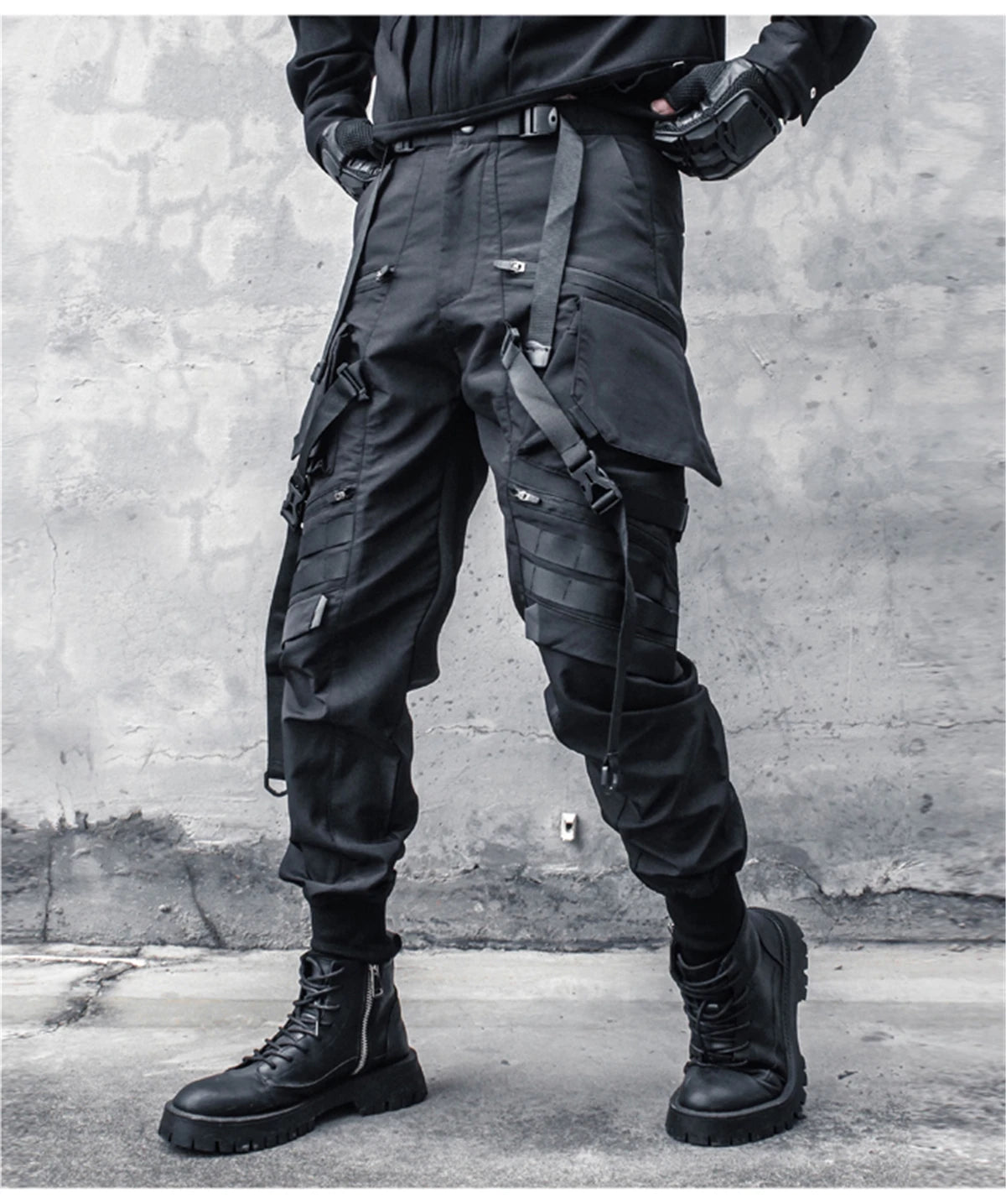 Men Techwear Tactical Cargo Pants