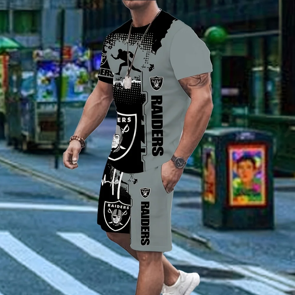 Men Summer Casual Shorts Set