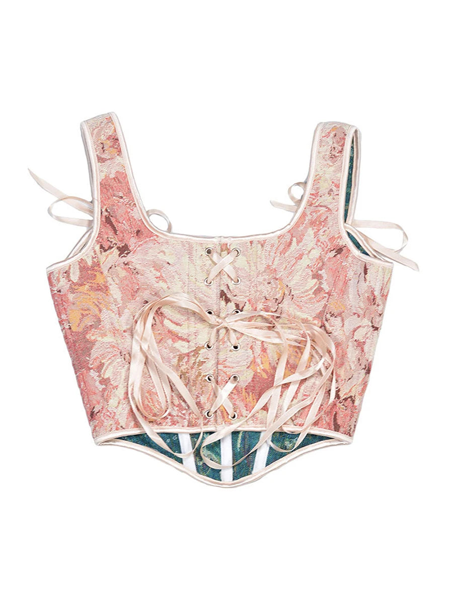 قميص داخلي نسائي مشد مزهر