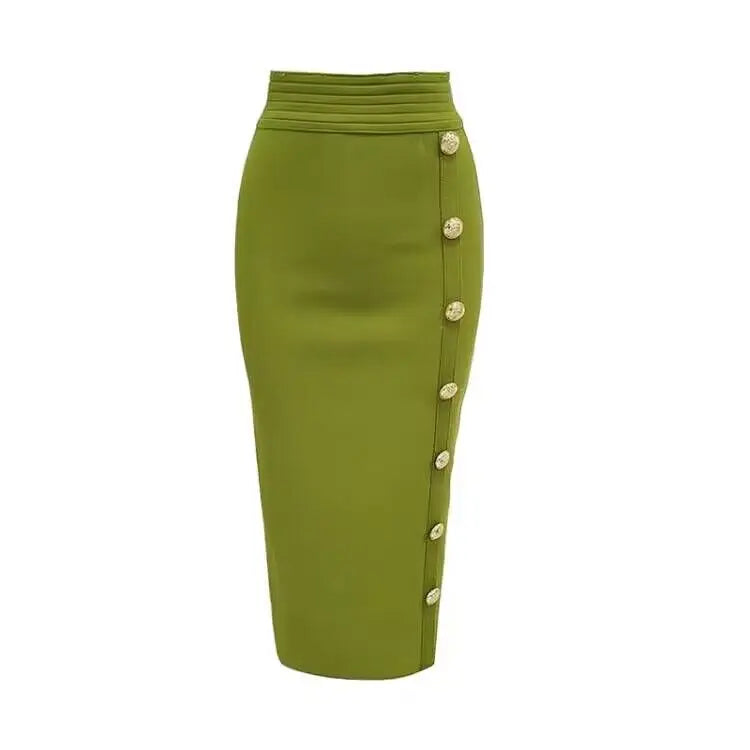 Women XL Bandage Pencil Skirt