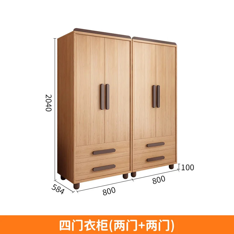 Wooden Storage Wardrobe Cabinet