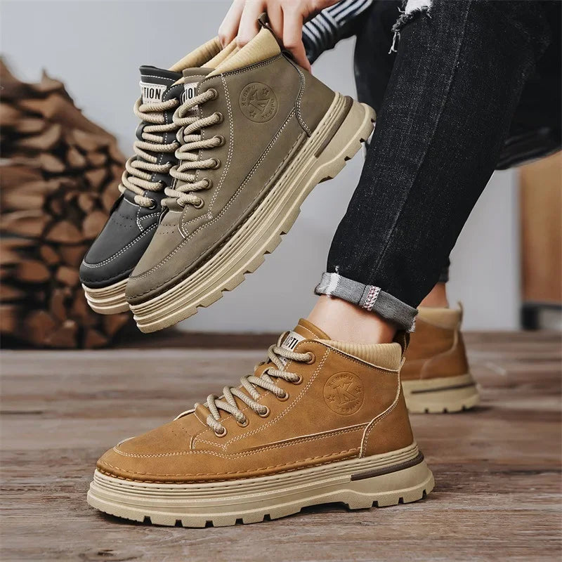 Fashion High-Top Casual Men’s Boots
