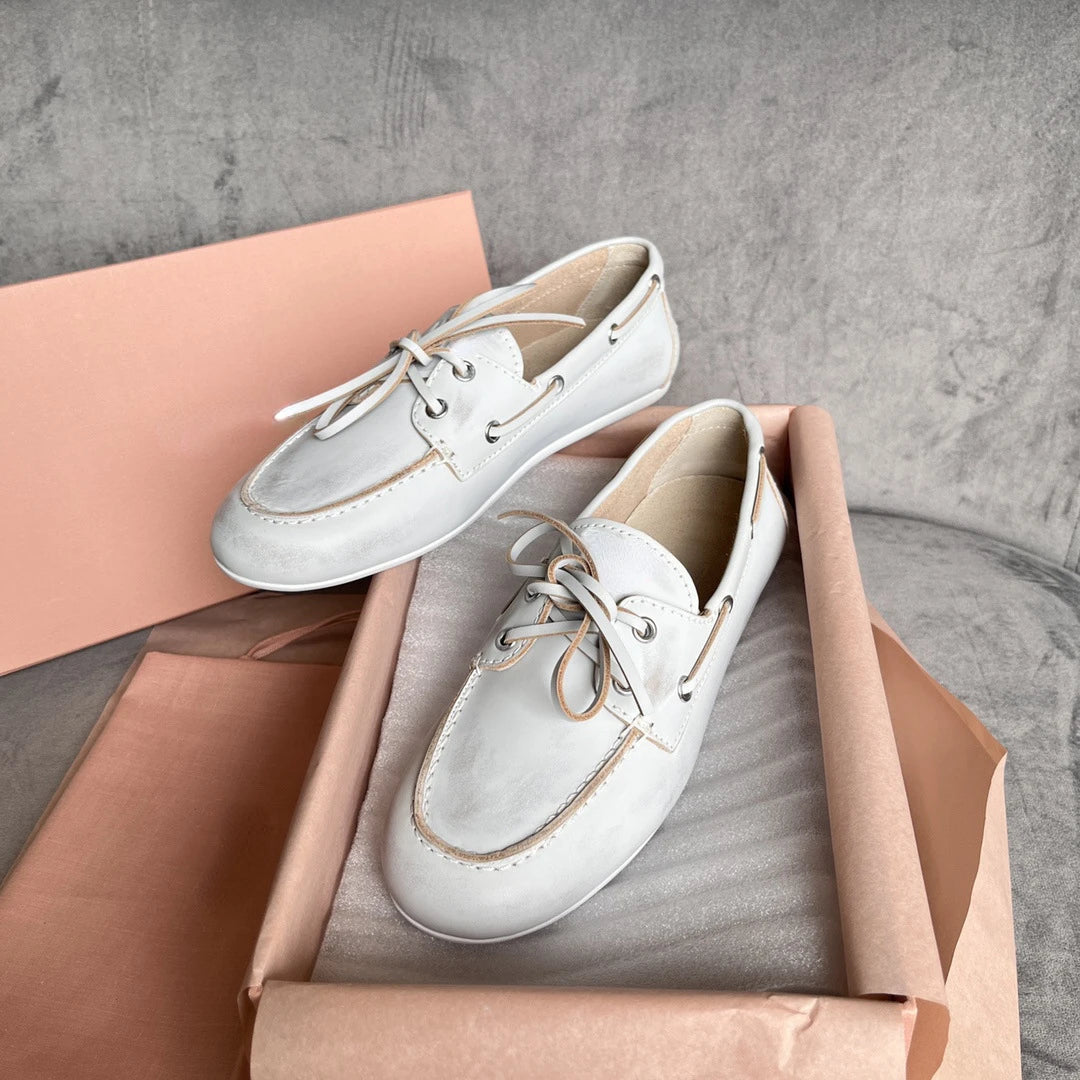 Soft Leather Slip-On Flats – Casual Women’s 2025