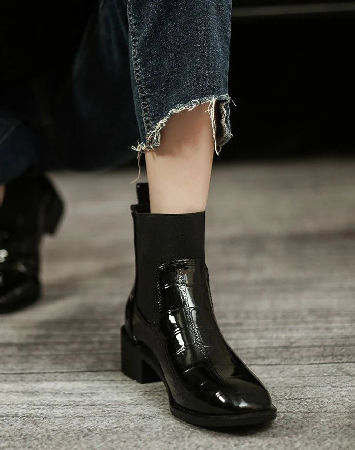 Women Pointed Toe High Heel Work Booties – Short Ankle Shoes