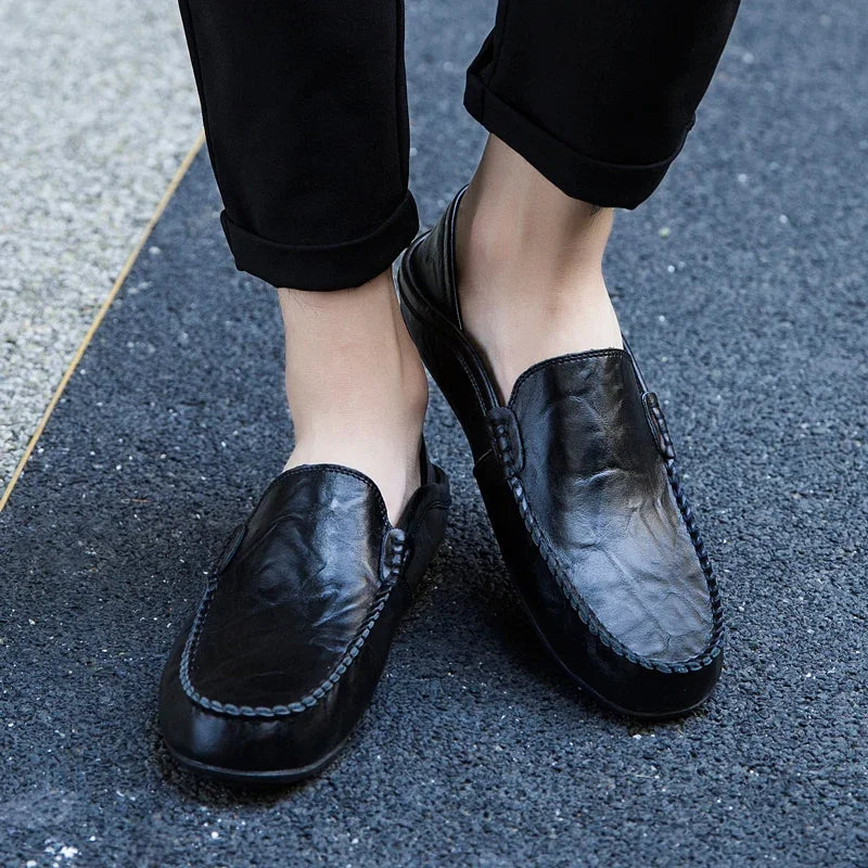 Men Genuine Leather Casual Loafers