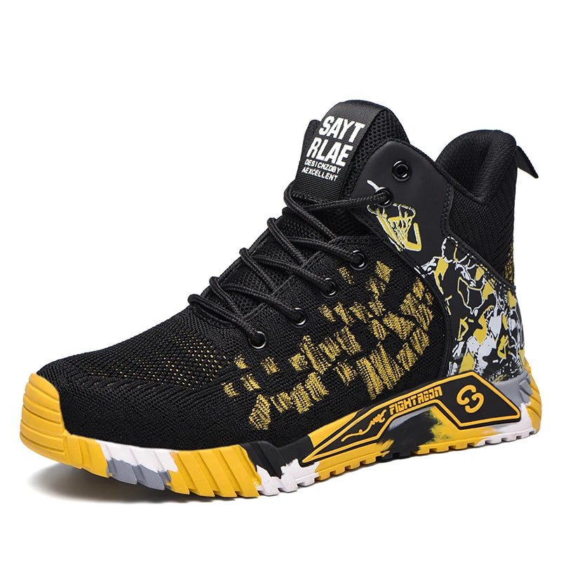 أحذية السلامة العالية للرجال في العمل