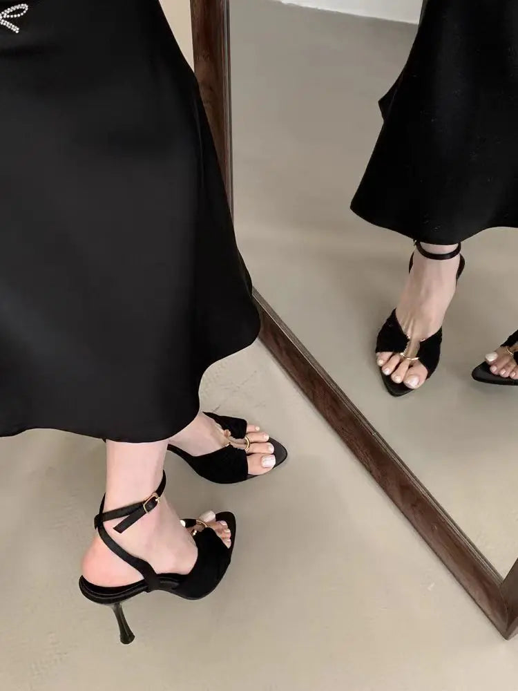Women’s Pointed Toe Stiletto Slingback Pumps