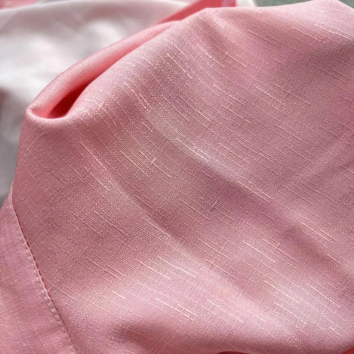 قميص رجالي من الكتان بأكمام طويلة وياقة واقفة