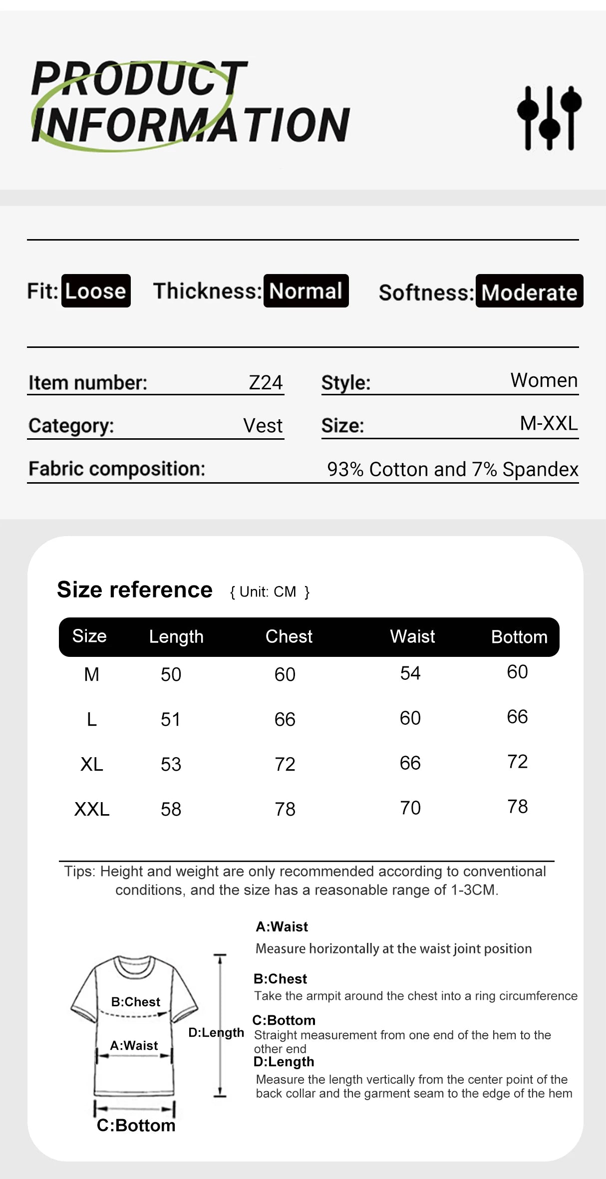 Knitted Sexy Summer Camisole Tank Top