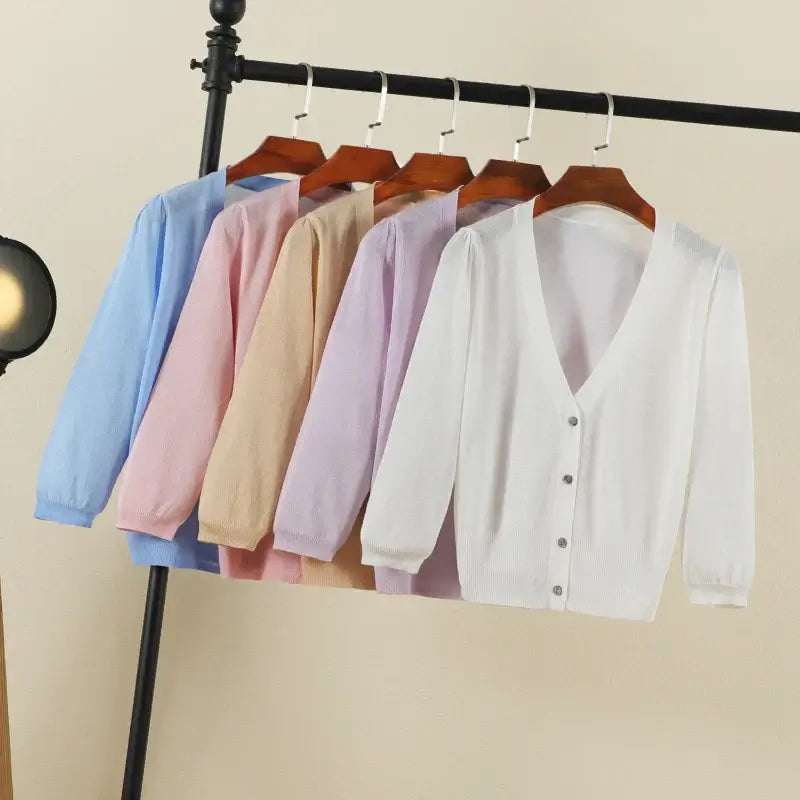 Women Crochet Long Sleeve Cardigan