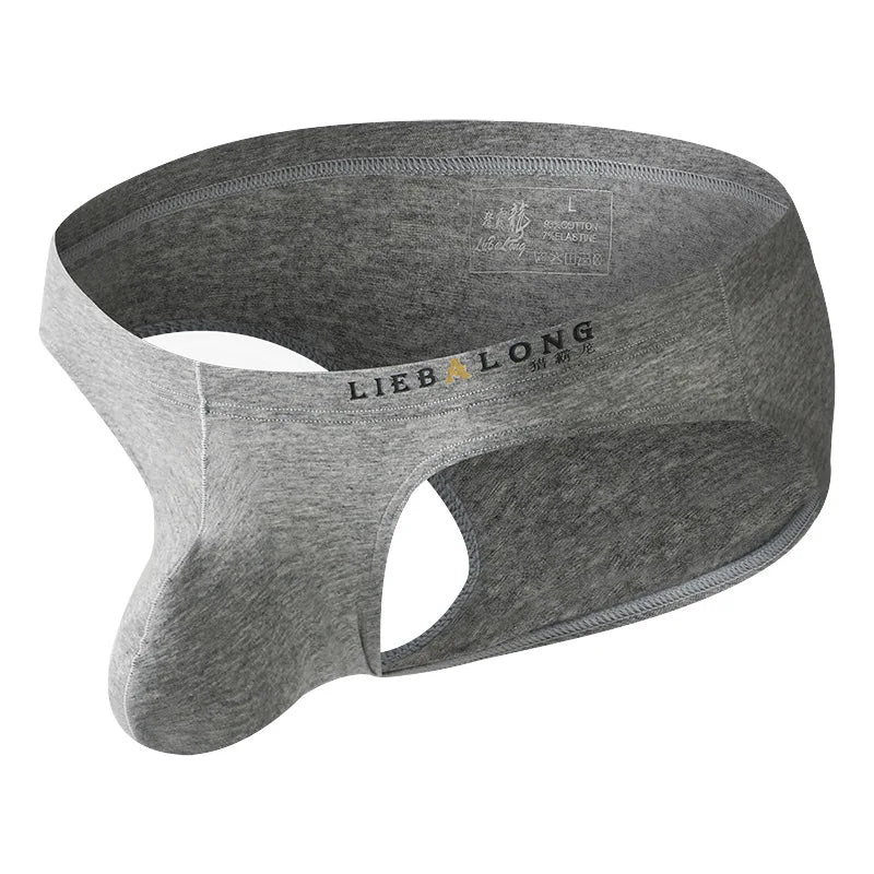 Men's Sexy Cotton Briefs – Seamless Low Rise