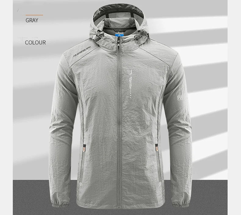 Men Ultra Light Quick Dry Hiking Jacket