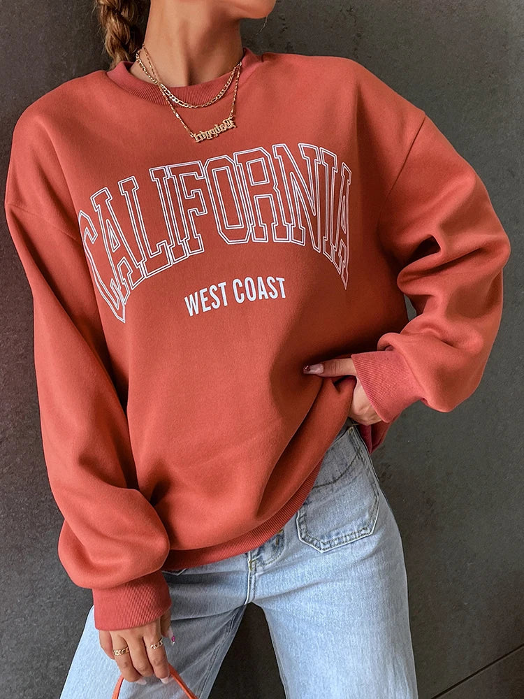 California Print Pullover