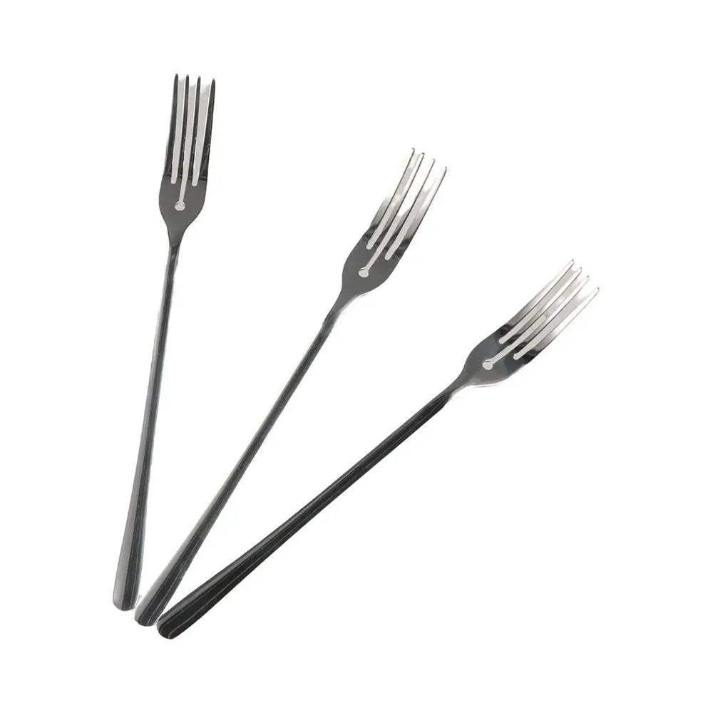 Stainless Steel Long Handle Dessert Forks