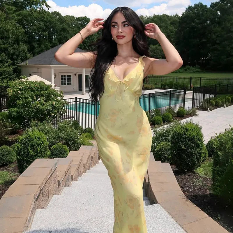 Women V Neck Lace Bodycon Dress