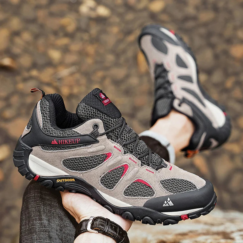 أحذية المشي لمسافات طويلة الخارجية القابلة للتنفس للرجال