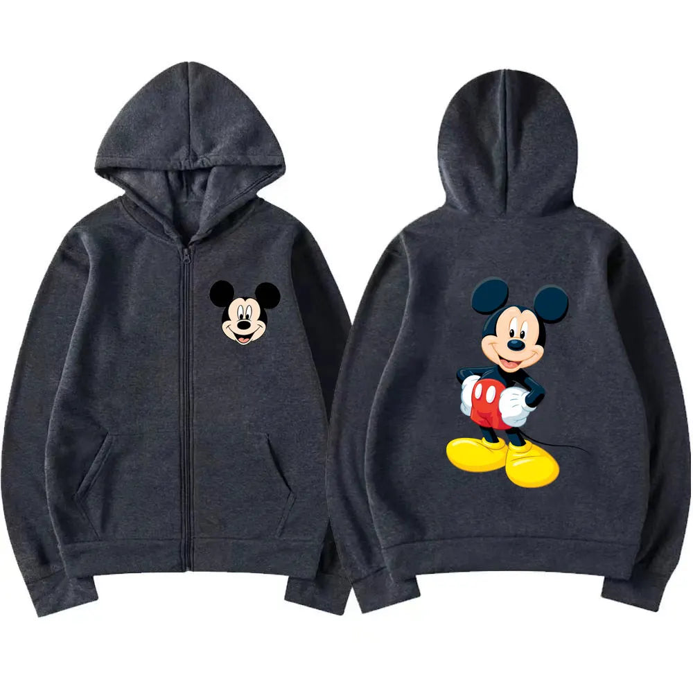 Oversized Mickey Zip Hoodie