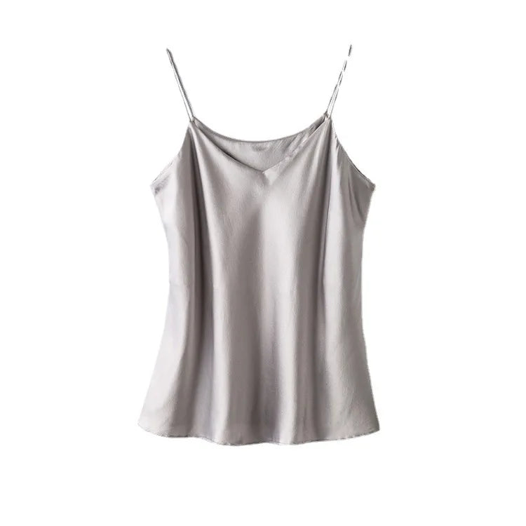 Double Layer Mulberry Silk Camisole Top