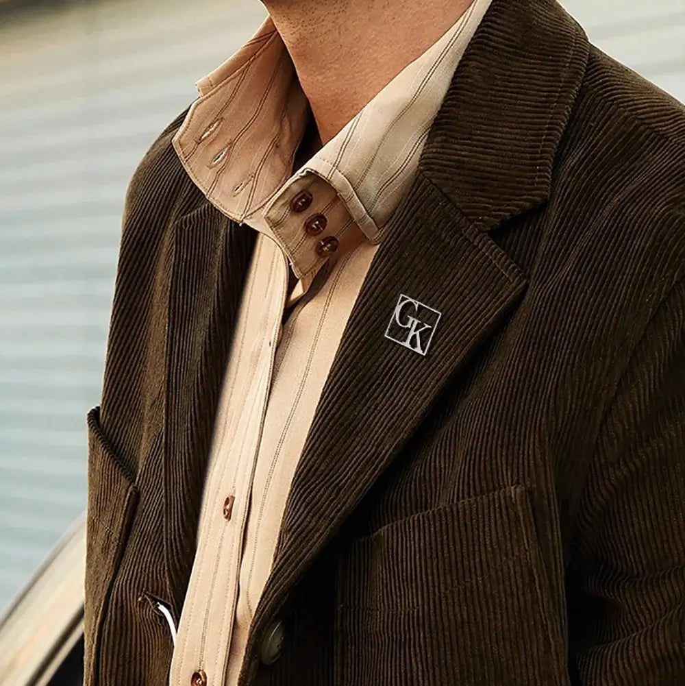 Skyrim Custom Initials Brooch Stainless