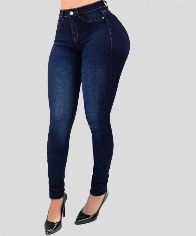 Women High Waist Pure Denim Jeans